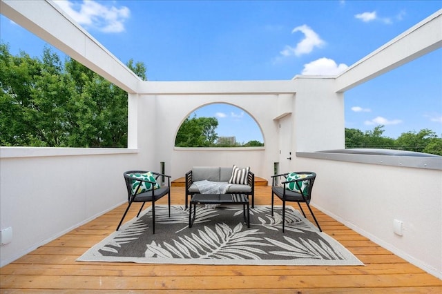 2135 Quenby St, Houston, TX 77005 - deck with outdoor lounge area