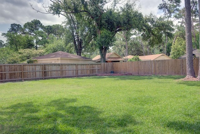 6019 Lawn Ln, Houston, TX 77088 - view of fenced backyard
