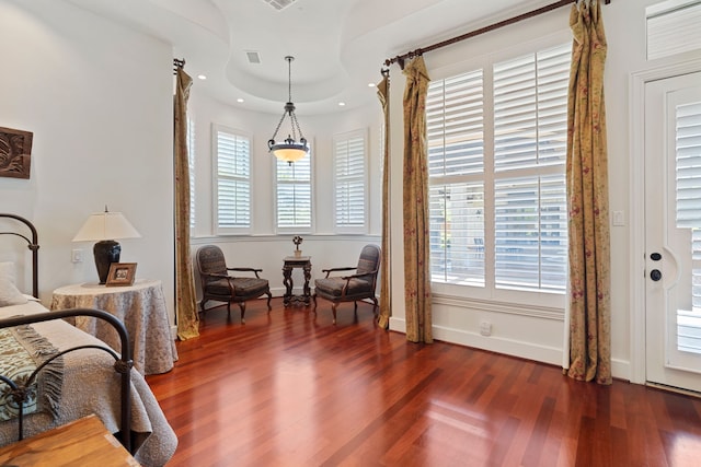2602 Britton Ridge Dr, Katy, TX 77494 - bedroom with dark wood-type flooring, baseboards, and recessed lighting