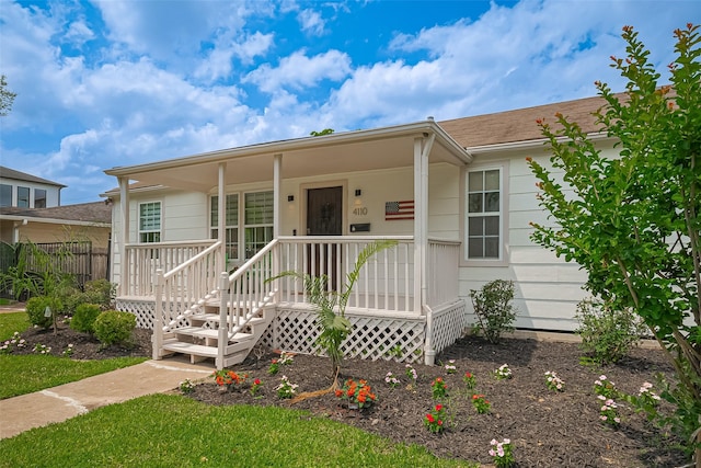 4110 Gramercy St, Houston, TX 77025 - view of front of property with a porch