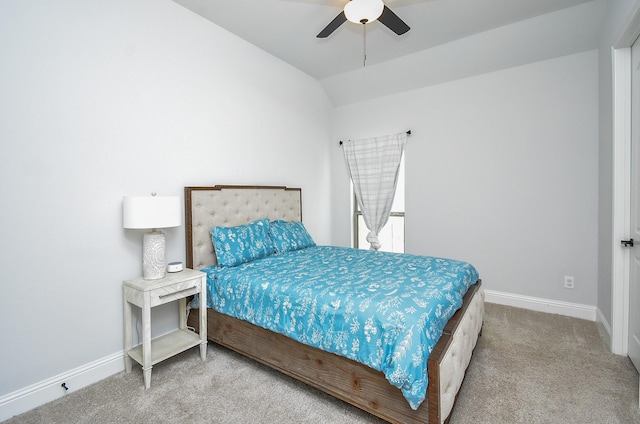 1907 Creekwood Cv, Missouri City, TX 77459 - carpeted bedroom with baseboards and a ceiling fan