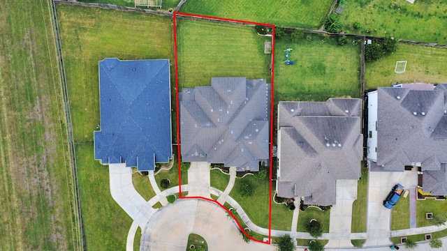 6510 Kangaroo Point Ln, Sugar Land, TX 77479 - aerial overview of property's location with property boundaries highlighted