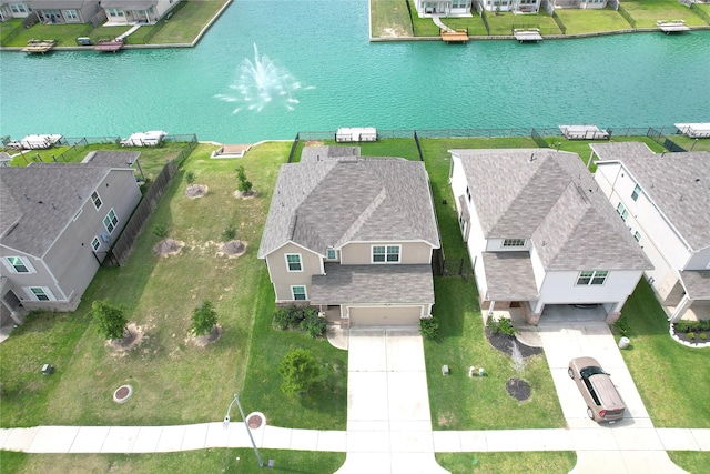 24803 Signorelli Way, Katy, TX 77493 - aerial view of residential area featuring a nearby body of water