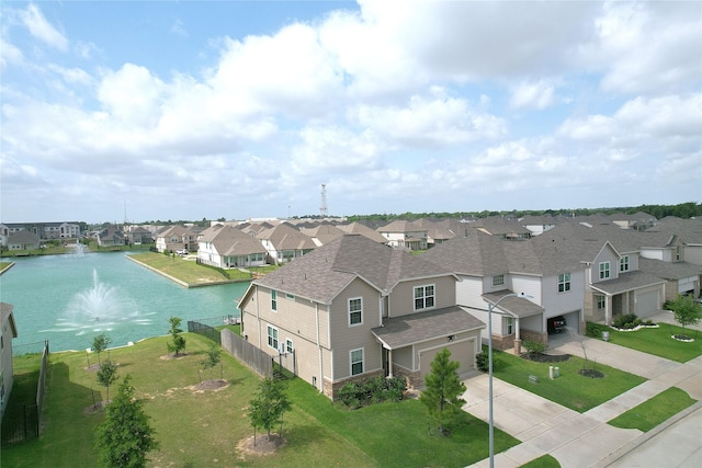 24803 Signorelli Way, Katy, TX 77493 - aerial perspective of suburban area featuring a large body of water