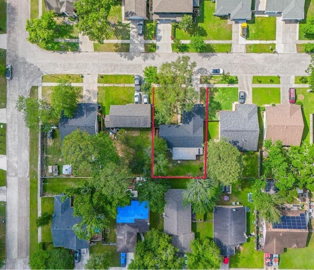 11115 Maple Rock Dr, Humble, TX 77396 - aerial view of residential area featuring property boundaries highlighted