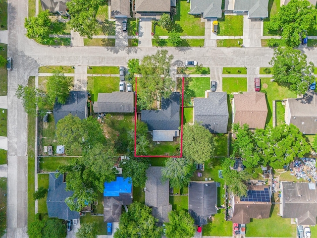 11115 Maple Rock Dr, Humble, TX 77396 - aerial view of residential area featuring property parcel outlined