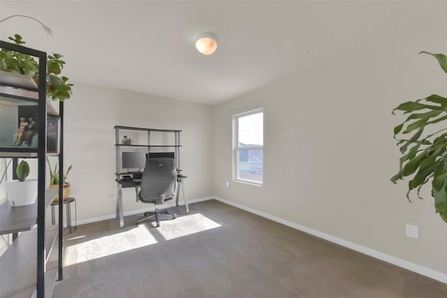 5335 Ivory Glass Dr, Katy, TX 77493 - carpeted home office featuring baseboards