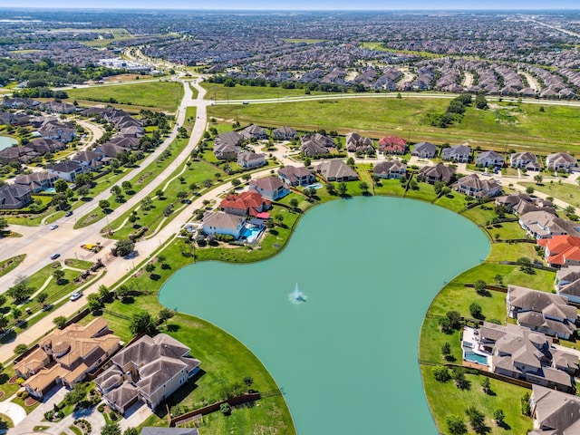 27403 Laurel Bay Ct, Katy, TX 77494 - aerial overview of property's location featuring nearby suburban area and a large body of water
