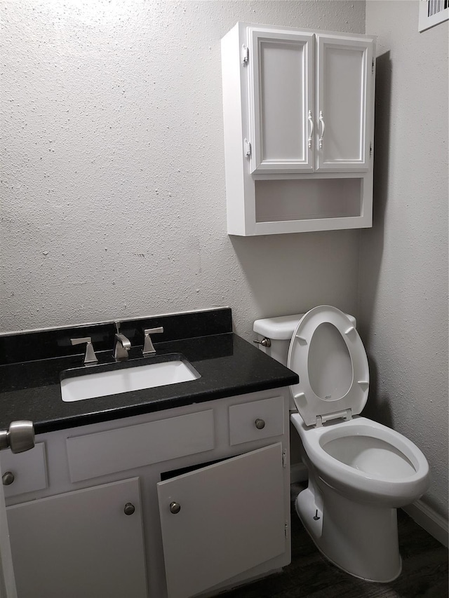 11710 Southlake Dr, Houston, TX 77077 - half bathroom with toilet and vanity