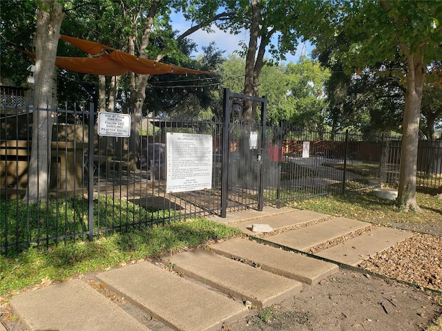 11710 Southlake Dr, Houston, TX 77077 - view of yard with fence and a gate