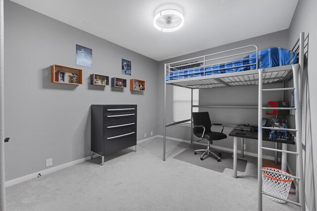 14023 Loramie Creek Ct, Houston, TX 77044 - carpeted bedroom featuring a desk and baseboards
