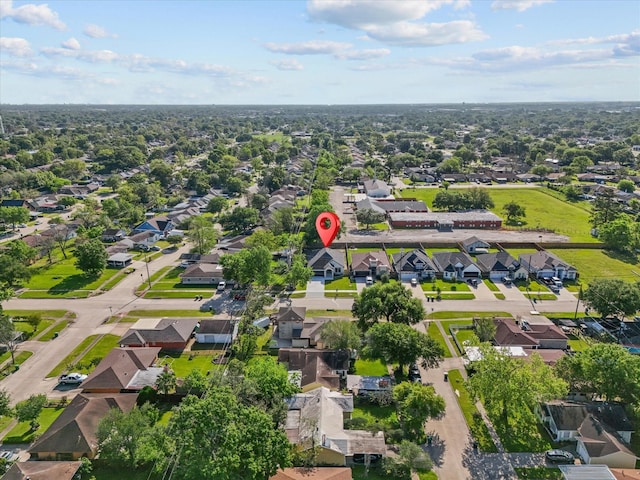 2235 Minnesota St, Houston, TX 77034 - aerial perspective of suburban area
