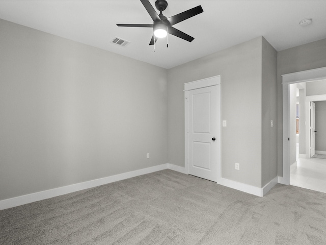 2235 Minnesota St, Houston, TX 77034 - unfurnished bedroom with carpet floors, baseboards, and ceiling fan