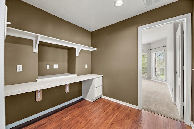 17518 Cypress Laurel St, Houston, TX 77095 - unfurnished office with wood finished floors and baseboards