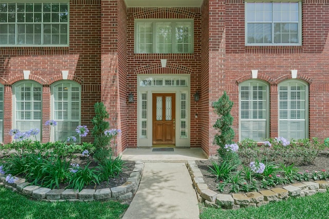 13210 Sycamore Heights St, Houston, TX 77065 - view of exterior entry with brick siding