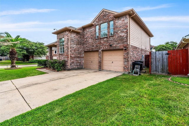4603 Daisy Meadow Dr, Katy, TX 77449 - view of front of house featuring brick siding, a garage, and concrete driveway