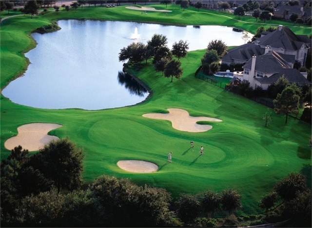 4435 Calvet Forest Dr, Katy, TX 77494 - surrounding community featuring a water view and view of golf course