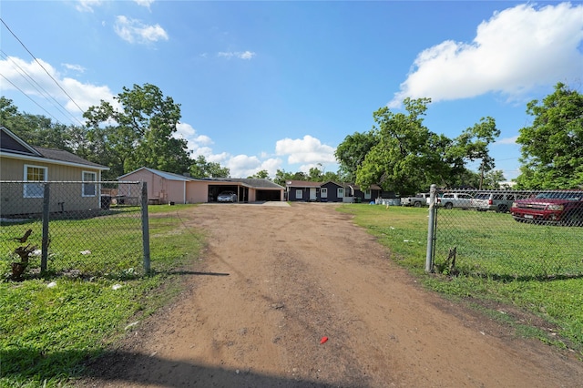 3810 Hurley St, Houston, TX 77093 - view of front of property with driveway and a detached garage