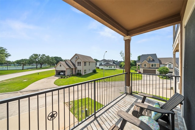 11434 Ketch Ct, Willis, TX 77318 - balcony featuring a residential view