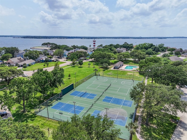 11434 Ketch Ct, Willis, TX 77318 - drone / aerial view of a large body of water