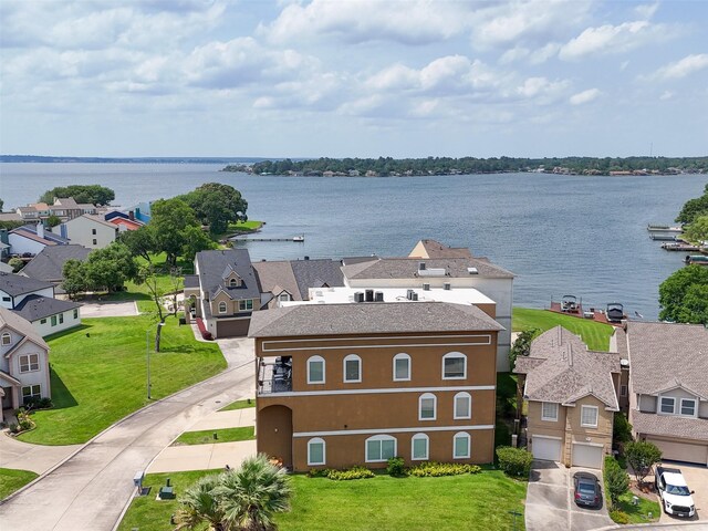 11434 Ketch Ct, Willis, TX 77318 - drone / aerial view of a large body of water