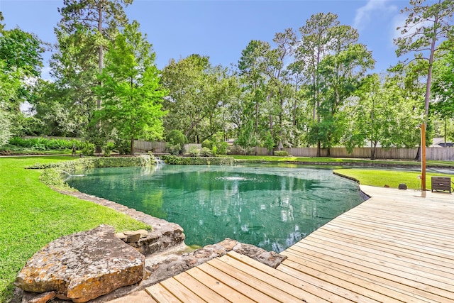 11 Turtle Cove Ct, Kingwood, TX 77346 - view of swimming pool featuring a deck
