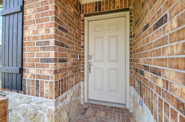 23807 Ancona Ct, Katy, TX 77493 - property entrance with brick siding