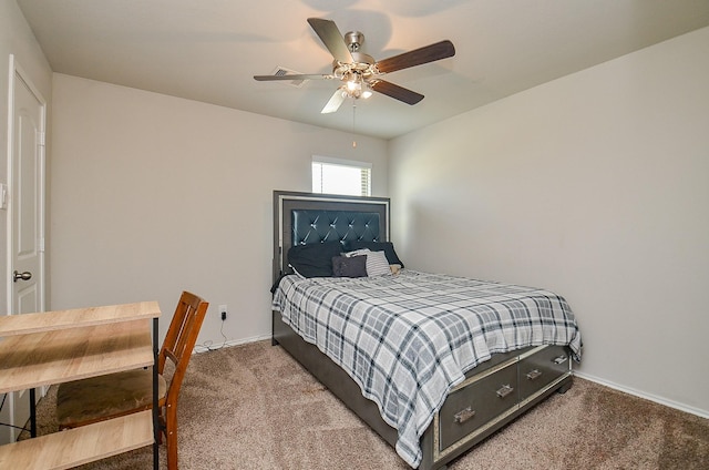23807 Ancona Ct, Katy, TX 77493 - carpeted bedroom featuring baseboards and a ceiling fan
