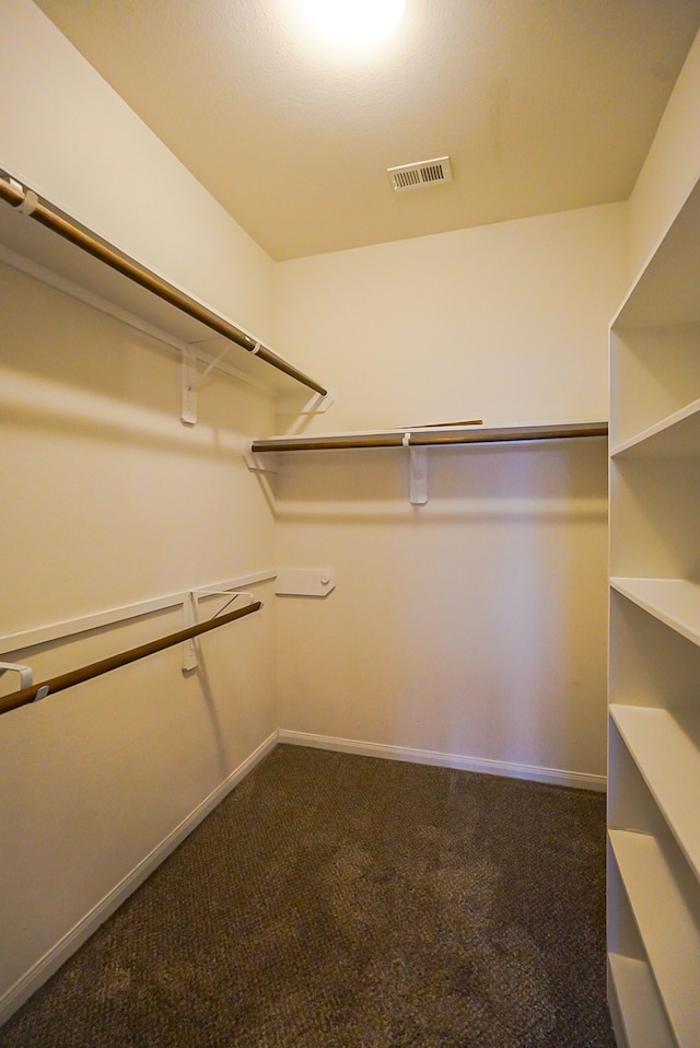 10314 White Fir Villa Ave, Houston, TX 77044 - walk in closet featuring dark colored carpet