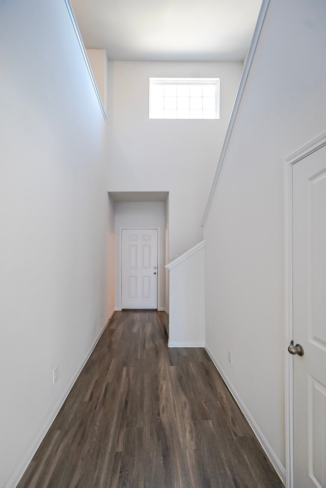 10314 White Fir Villa Ave, Houston, TX 77044 - doorway to outside featuring wood finished floors and baseboards