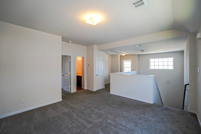 10314 White Fir Villa Ave, Houston, TX 77044 - unfurnished room with dark carpet and baseboards