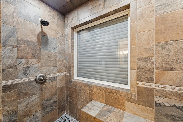 1022 Long Reach Dr, Tiki Island, TX 77554 - bathroom with tiled shower
