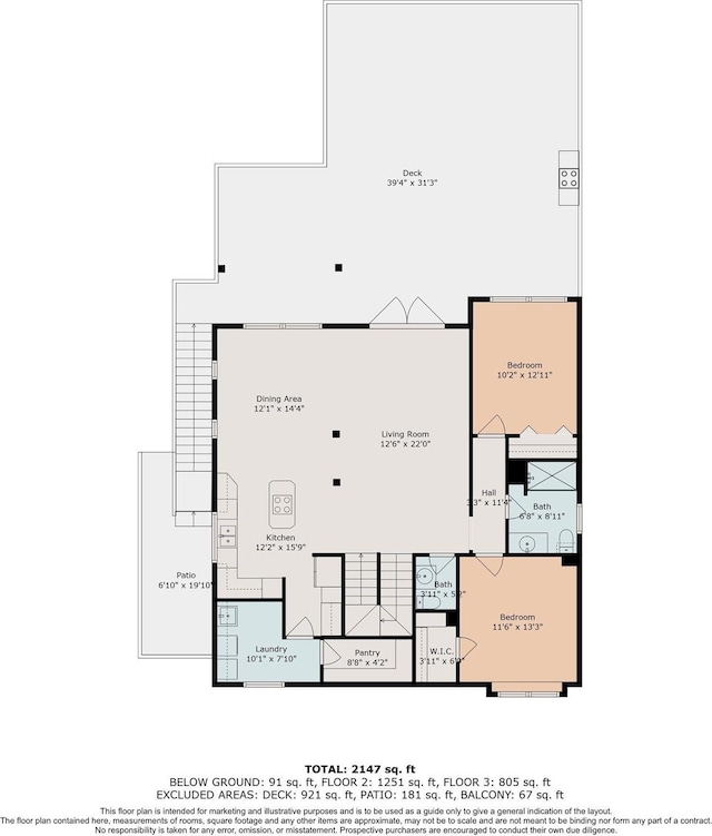 1022 Long Reach Dr, Tiki Island, TX 77554 - room layout