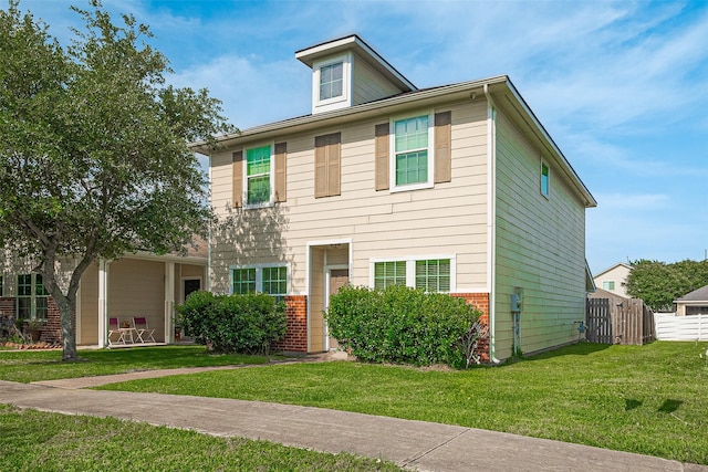 1526 Claremont Garden Cir, Houston, TX 77047 - view of front facade with brick siding