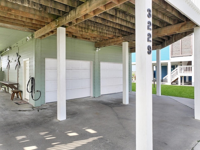 3229 Castle Dr, Crystal Beach, TX 77650 - view of garage
