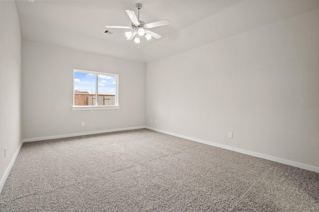 358 Shoreview Dr, Conroe, TX 77303 - empty room featuring carpet, a ceiling fan, and baseboards