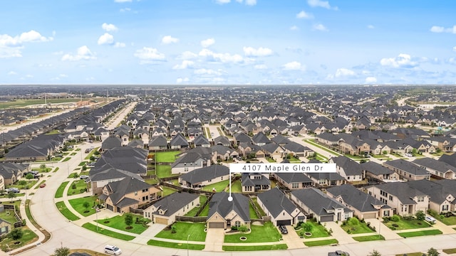 4107 Maple Glen Dr, Fulshear, TX 77441 - aerial view of residential area