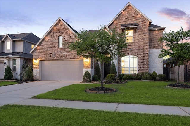 19534 Juniper Breeze Ln, Spring, TX 77379 - view of front of property featuring brick siding, concrete driveway, and a garage