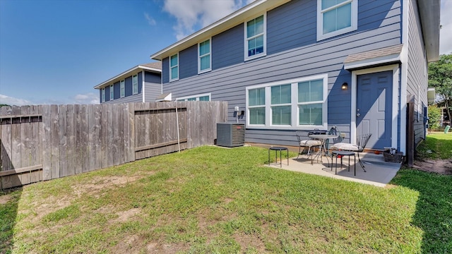 501-509 Hines Ave, Willis, TX 77378 - view of yard with a patio area and central AC