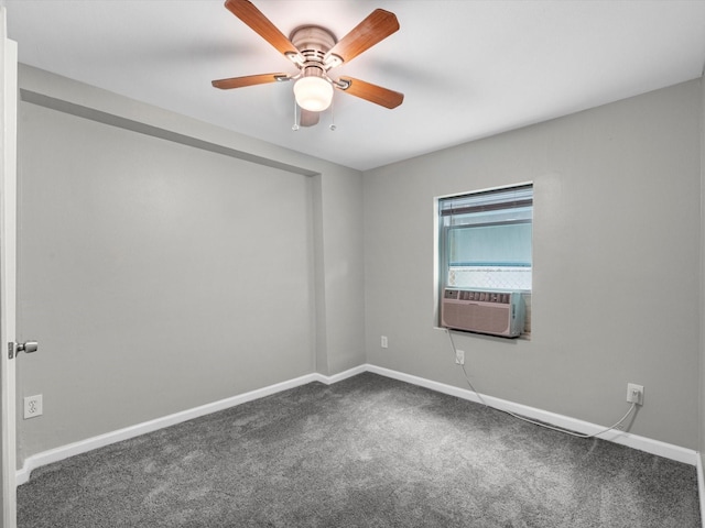 1811 39th St, Galveston, TX 77550 - carpeted spare room featuring a ceiling fan and baseboards