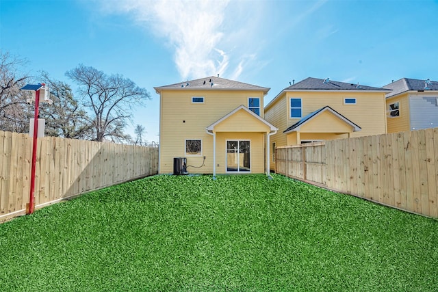 2020 Wavell St, Houston, TX 77088 - rear view of property with central AC unit