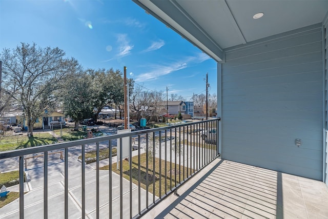 2020 Wavell St, Houston, TX 77088 - balcony with a residential view