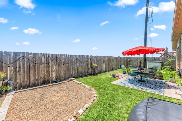 26511 Green Heron, Katy, TX 77494 - view of yard with a patio