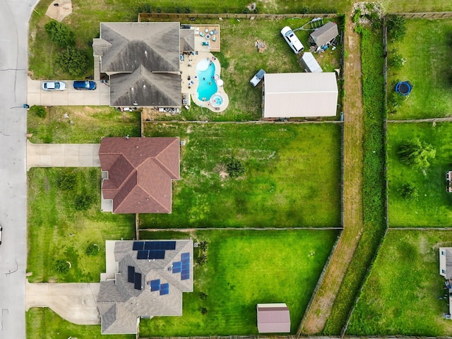 18724 Carrizo Trl, Magnolia, TX 77355 - aerial view of a pool area
