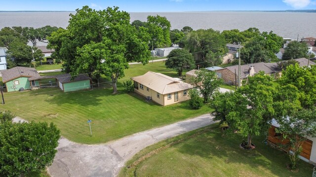 21 Clearview St, Point Blank, TX 77364 - bird's eye view of a nearby body of water