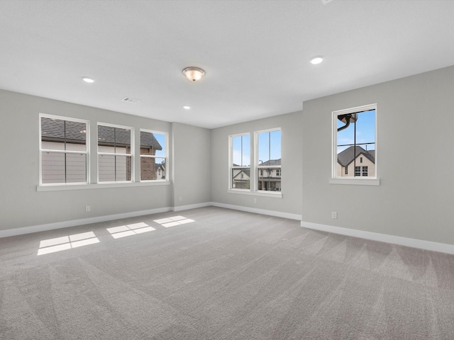 14690 Hereford Grove Ln, Montgomery, TX 77316 - spare room with baseboards, carpet floors, and recessed lighting
