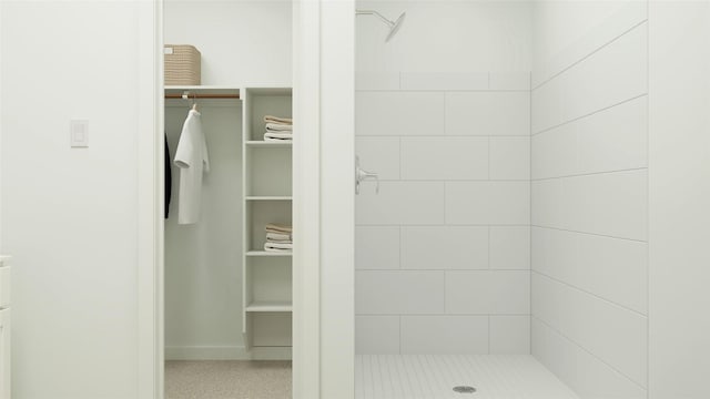 10300 Woodhill Spa Ln, Cleveland, TX 77327 - full bath with a shower stall and a spacious closet