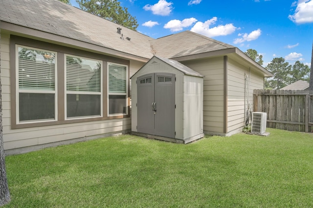 999 Arbor Xing, Conroe, TX 77303 - view of shed featuring cooling unit