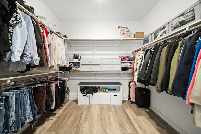 413 Stonework Oaks Ln, Houston, TX 77076 - spacious closet with light wood-style flooring