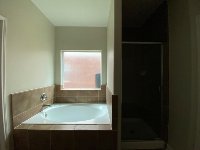 3603 Morgans Cove Ct, Katy, TX 77494 - bathroom with a stall shower and a bath